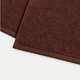 Gastendoekje zero-twist katoen 30x30 cm (4 st.) | Chestnut