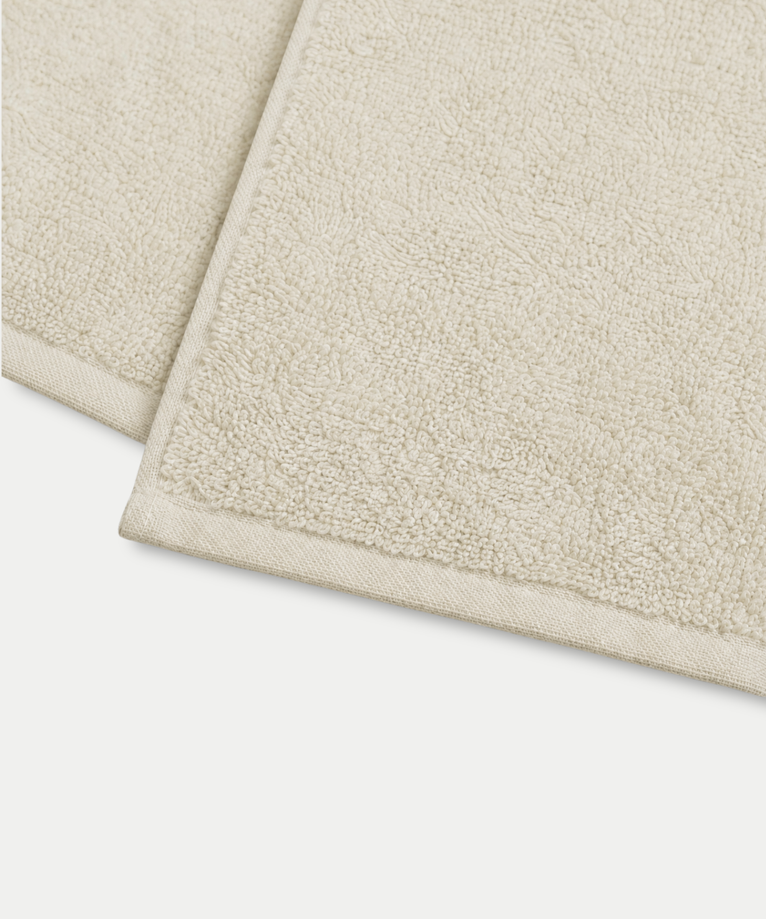 Gastendoekje zero-twist katoen 30x30 cm (4 st.) | Pebble Beach