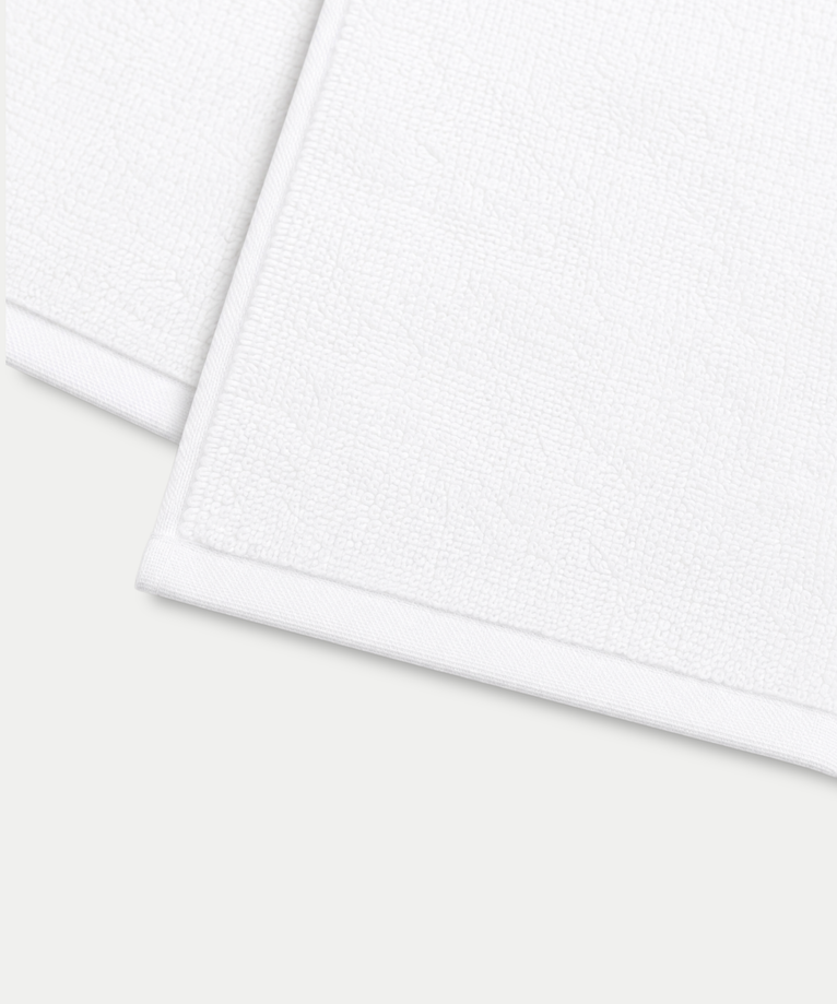 Gastendoekje zero-twist katoen 30x30 cm (4 st.) | Wit