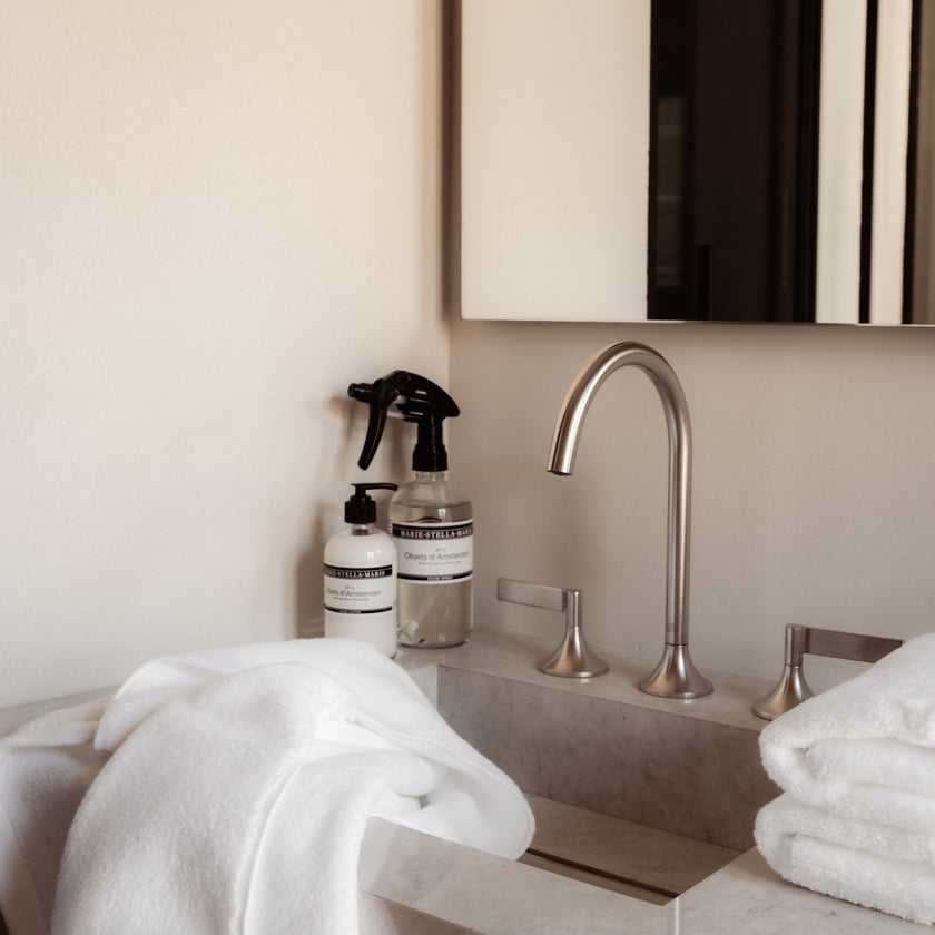 Handdoek zero-twist katoen 70x140 cm | Wit