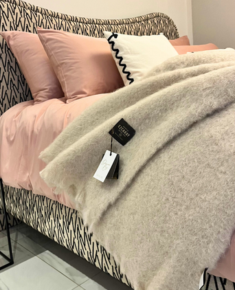 Mantas Ezcaray Plaid 260x240 cm Beige Mantas Ezcaray Plaid 260x240 cm Beige