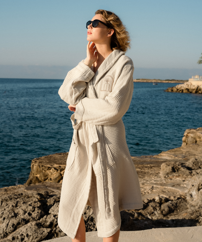 Badjas Waffle Pebble Beach