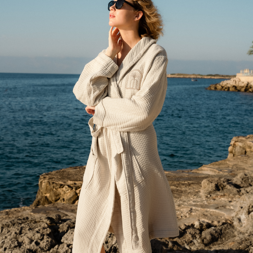 Badjas Waffle Pebble Beach