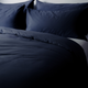 Dekbedovertrekset Egyptisch katoen Satijn 400TC | Harbour Blue