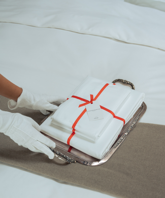 Conservatorium Dekbedovertrekset Egyptisch katoen 400 TC | Wit Dekbedovertrek katoen Conservatorium Hotel