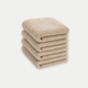 Gastendoekje zero-twist katoen 30x30 cm (4 st.) | Latte