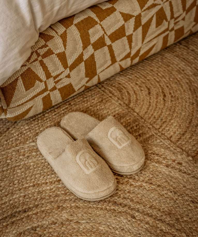 Luxe badslipper | Latte