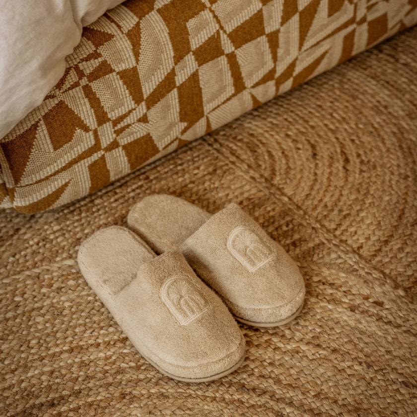 Luxe badslipper | Latte