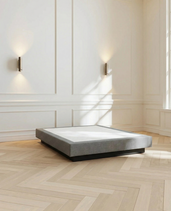 DOUXE Hotel Boxspring Swedish Grey DOUXE Hotel Boxspring Swedish Grey