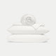 Dekbedovertrekset & Hoeslaken Percal Chalk White
