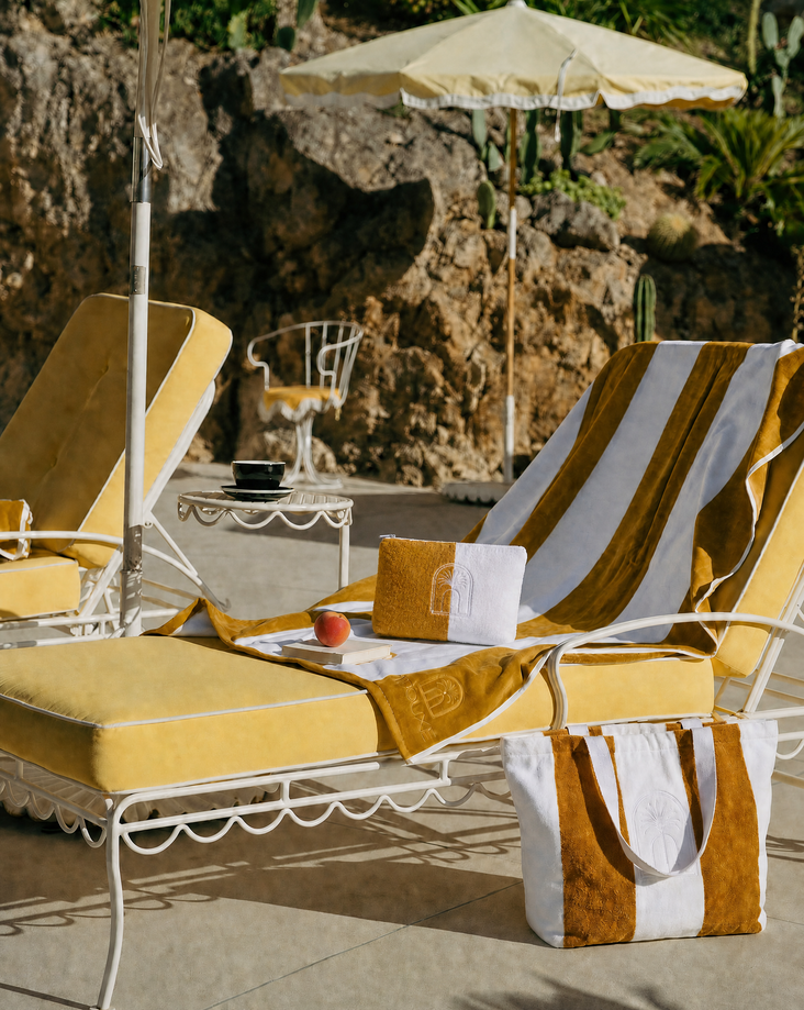DOUXE Beach Essentials Set Mustard