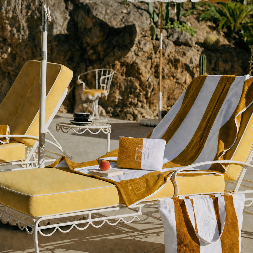 DOUXE Beach Essentials Set Mustard