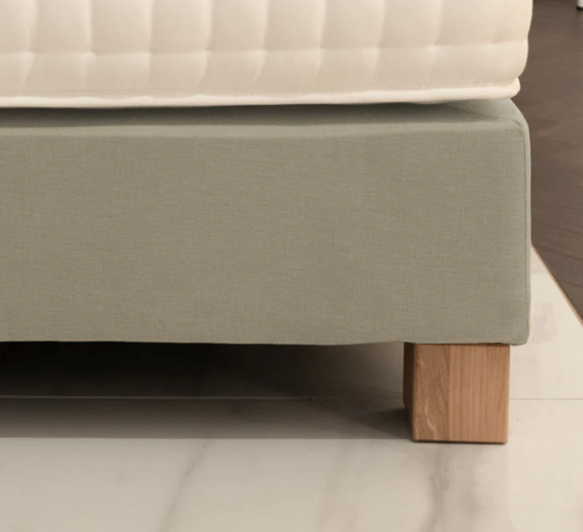 Boxspring Base 20 cm hoog - Sahara stof 200x200cm | Outlet