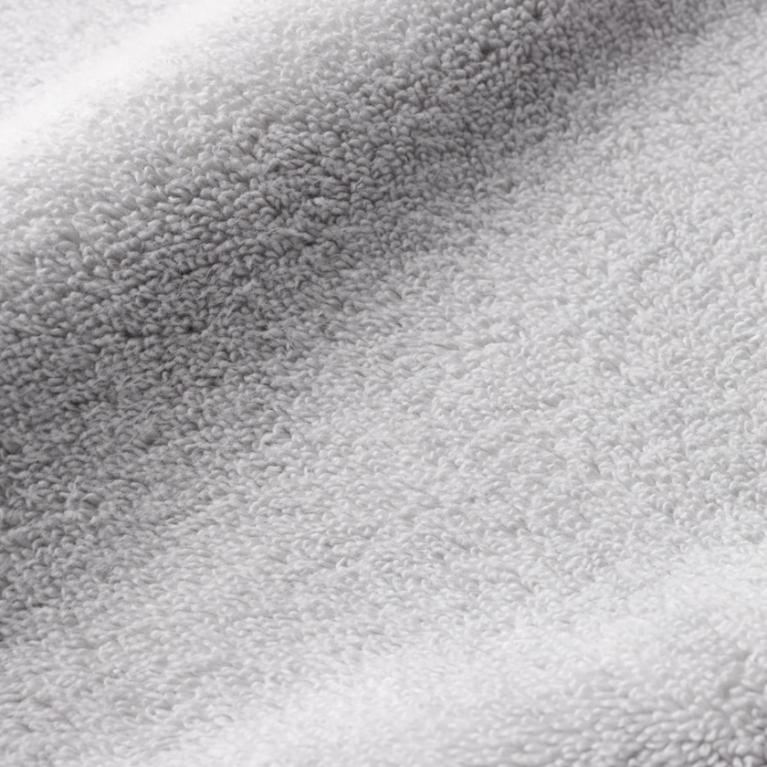 Handdoek zero-twist katoen | Zilvergrijs | Outlet