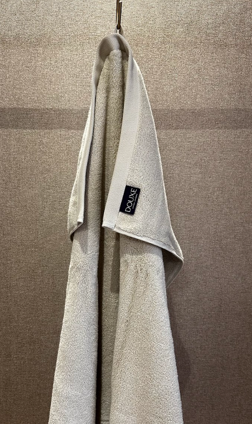 Handdoek zero-twist katoen | Zilvergrijs | Outlet