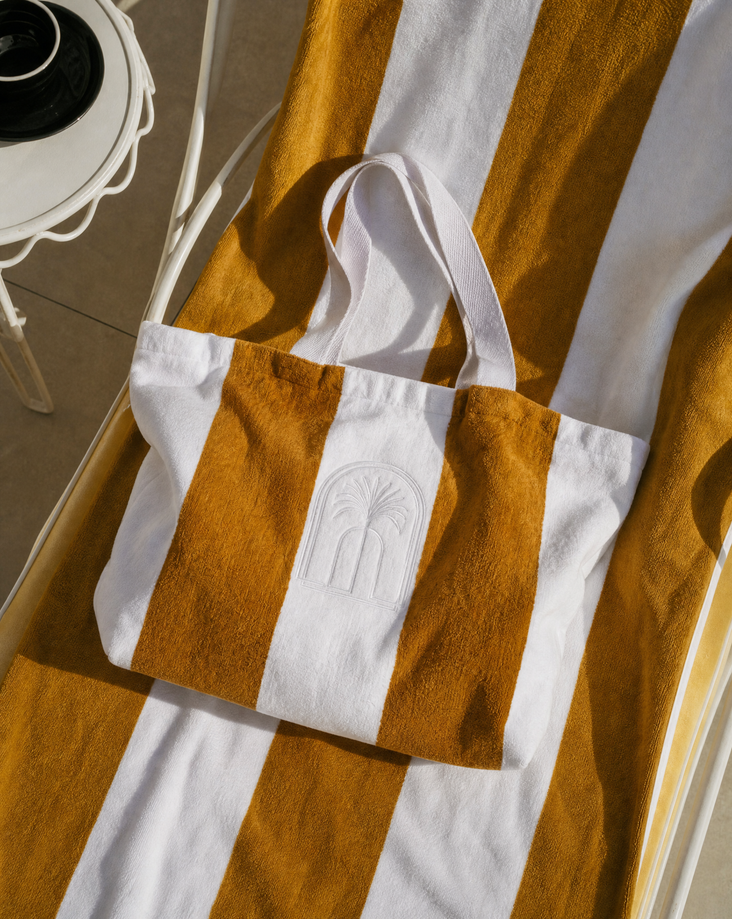 DOUXE Strandtas Mustard