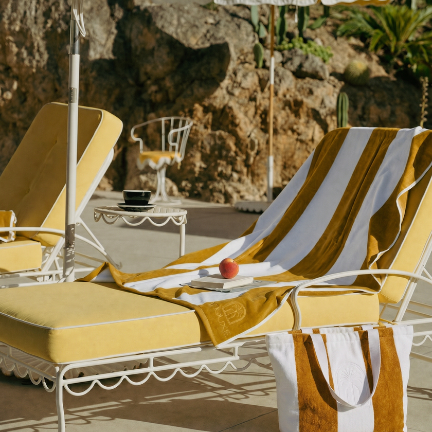 DOUXE Strandtas Mustard