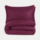 DOUXE Dekbedovertrekset Egyptisch Katoen Satijn 400TC | Burgundy | Limited Edition