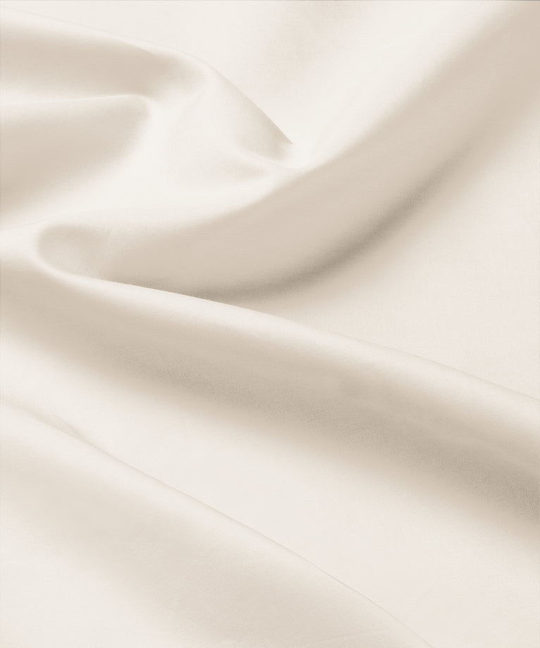 Dekbedovertrekset Egyptisch katoen Percal 400TC | Chalk White
