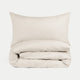 Dekbedovertrekset Egyptisch katoen Percal 400TC | Chalk White