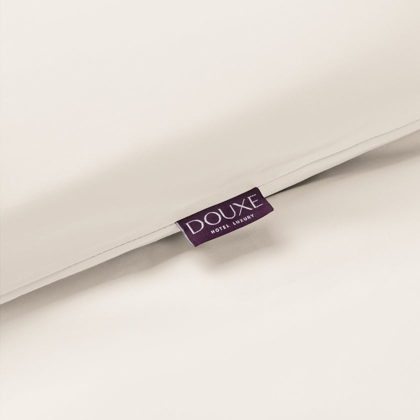 Dekbedovertrekset Egyptisch katoen Percal 400TC | Chalk White