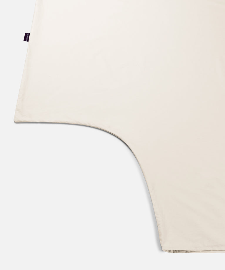 Dekbedovertrekset Egyptisch katoen Percal 400TC | Chalk White