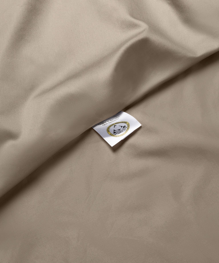 Dekbedovertrekset + Hoeslaken Egyptisch Katoen Satijn | Champagne