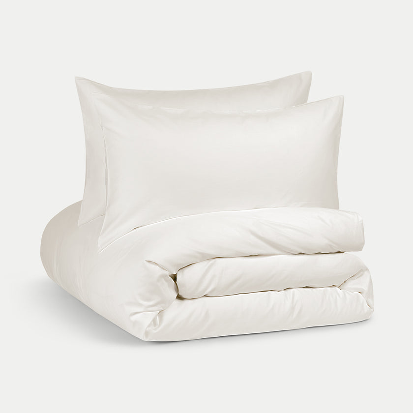 Dekbedovertrekset Egyptisch katoen Satijn 400TC | Cream