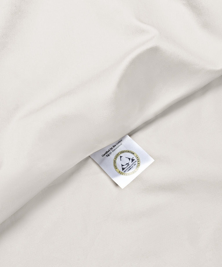 Dekbedovertrekset Egyptisch katoen Satijn 400TC | Cream