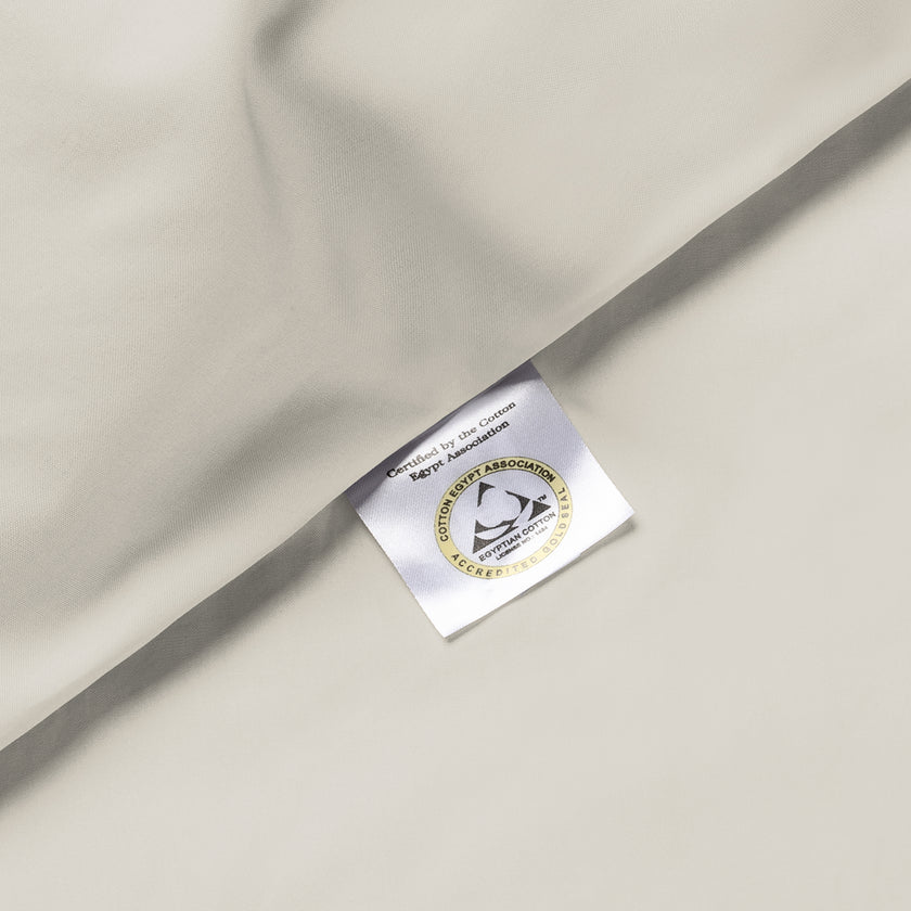 Dekbedovertrekset Egyptisch katoen Percal 400TC | Greige