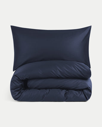 Dekbedovertrekset & Hoeslaken Satijn Harbour Blue Dekbedovertrekset & Hoeslaken Satijn Harbour Blue