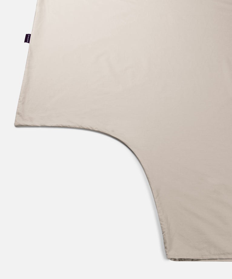 Dekbedovertrekset Egyptisch katoen Percal 400TC | Latte
