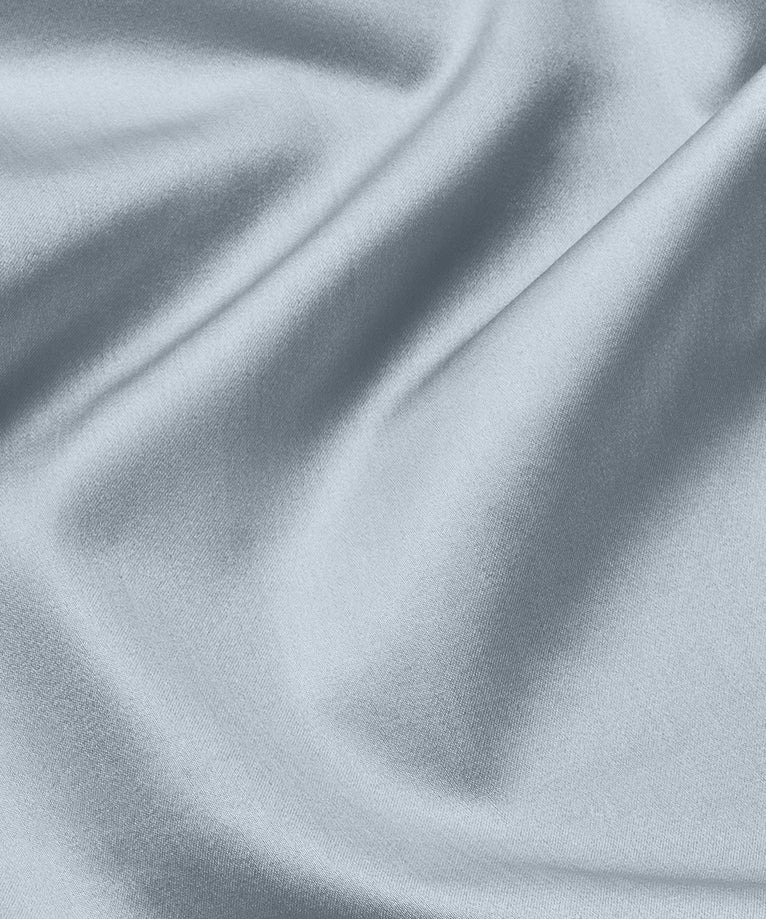 Dekbedovertrekset Egyptisch katoen Satijn 400TC | Misty Blue