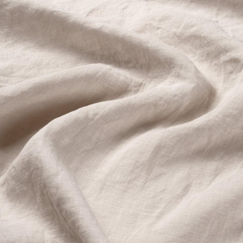 Dekbedovertrekset & Hoeslaken Gewassen Linnen Oat