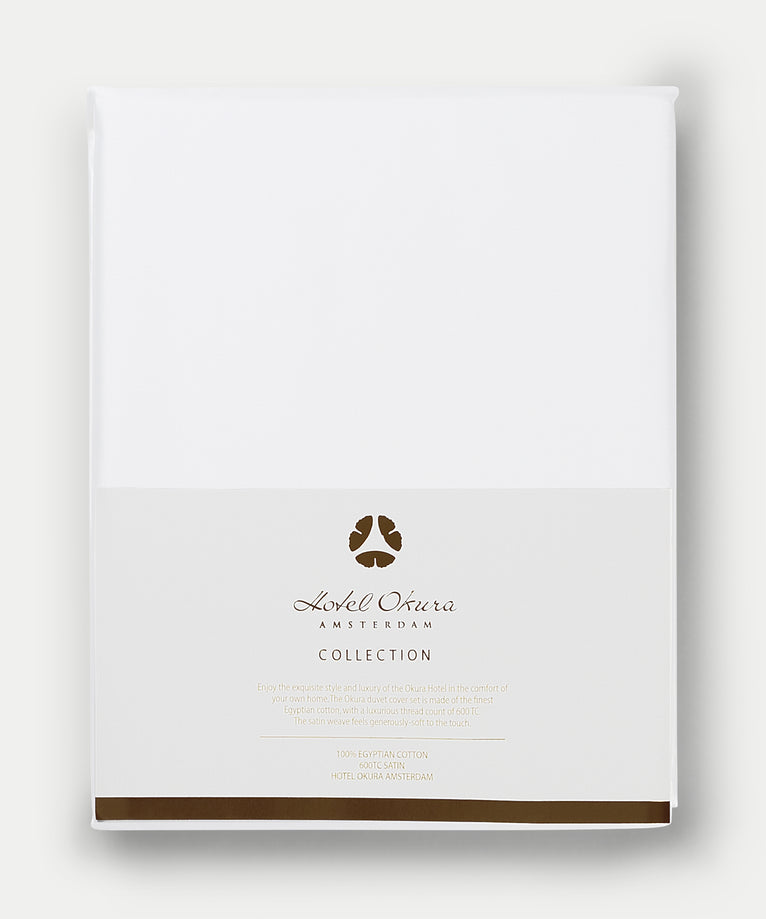 Okura Dekbedovertrekset Egyptisch katoen 600TC Satijn | Wit