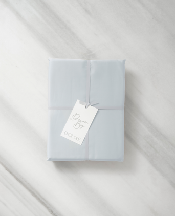 Dekbedovertrek Egyptisch katoen Percal 400TC | Pastel Blue Dekbedovertrek Egyptisch katoen Percal 400TC | Pastel Blue