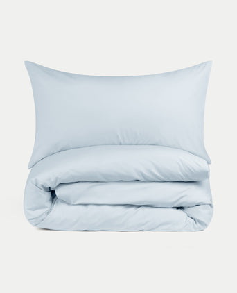 Dekbedovertrekset Egyptisch katoen Percal 400TC | Pastel Blue Dekbedovertrekset Egyptisch katoen Percal 400TC | Pastel Blue