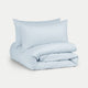 Dekbedovertrekset Egyptisch katoen Percal 400TC | Pastel Blue