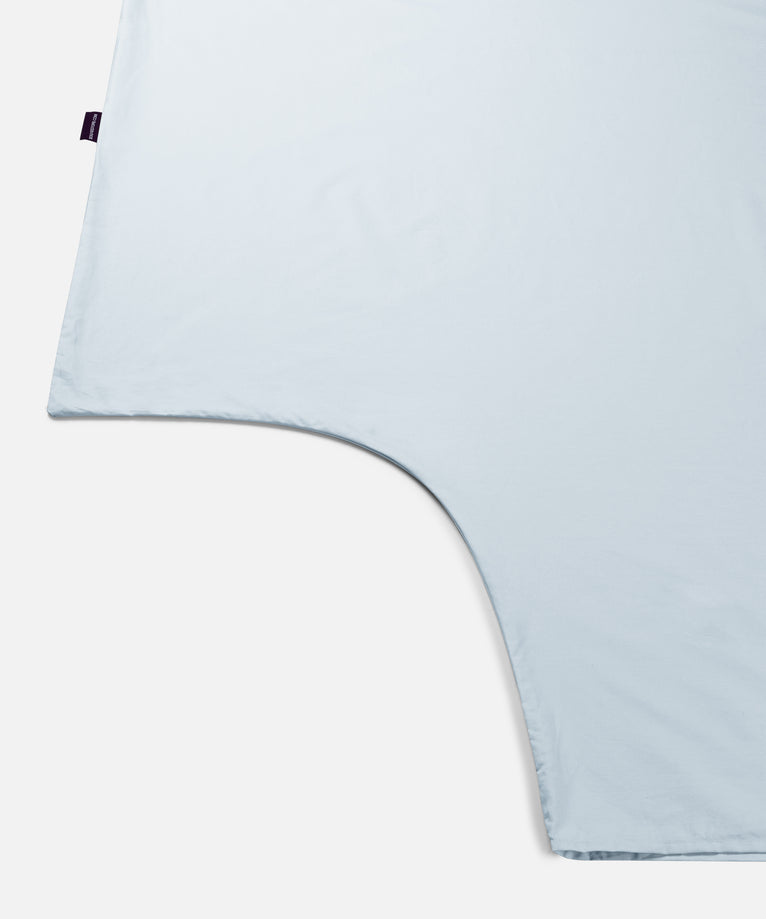 Dekbedovertrekset Egyptisch katoen Percal 400TC | Pastel Blue