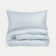 Dekbedovertrekset Egyptisch katoen Satijn 400TC | Pastel Blue