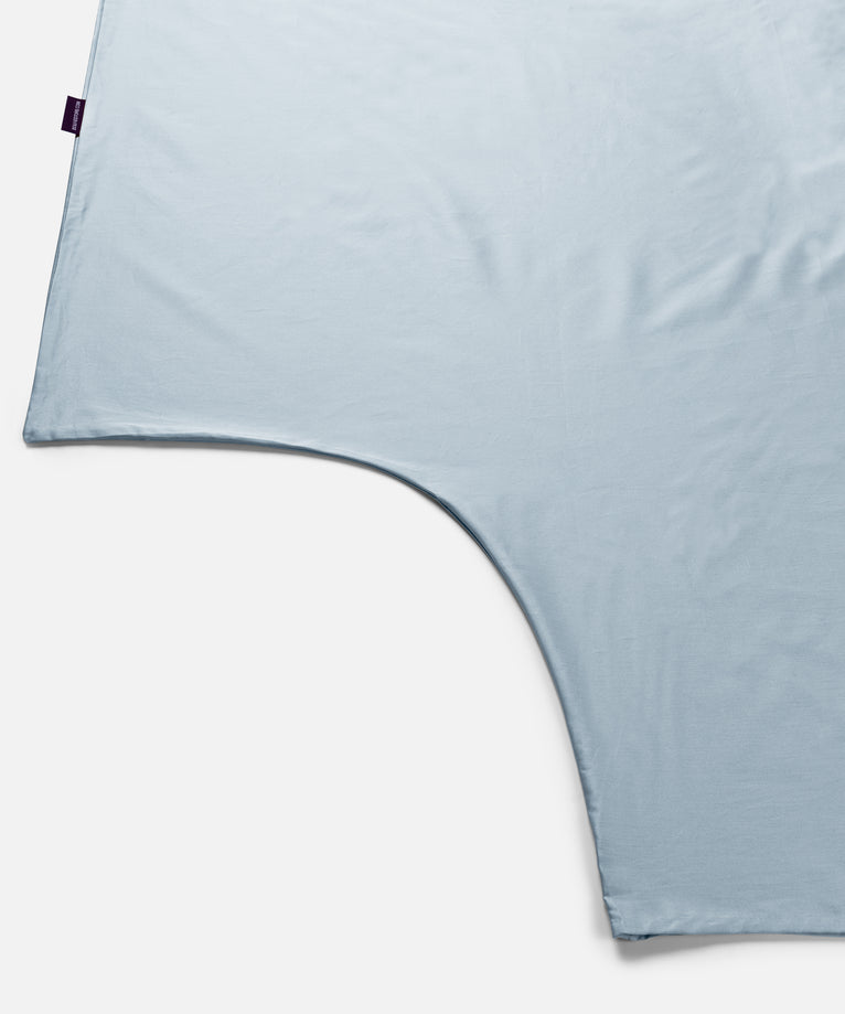 Dekbedovertrekset Egyptisch katoen Satijn 400TC | Pastel Blue