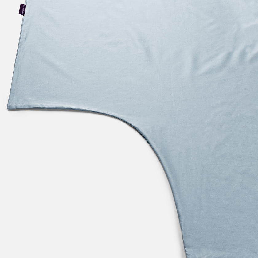 Dekbedovertrekset Egyptisch katoen Satijn 400TC | Pastel Blue