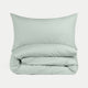 Dekbedovertrekset Egyptisch katoen Percal 400TC | Pastel Green