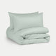 Dekbedovertrekset Egyptisch katoen Percal 400TC | Pastel Green