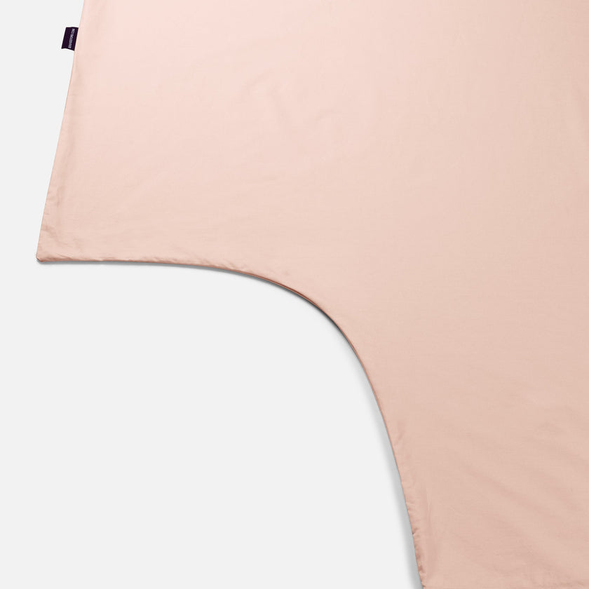 Kinderdekbedovertrek Egyptisch katoen Percal 400TC Blush Pink - Petit Hôtel