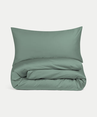 Dekbedovertrekset Egyptisch katoen Satijn 400TC | Sage Green Dekbedovertrekset Egyptisch katoen Satijn 400TC | Sage Green