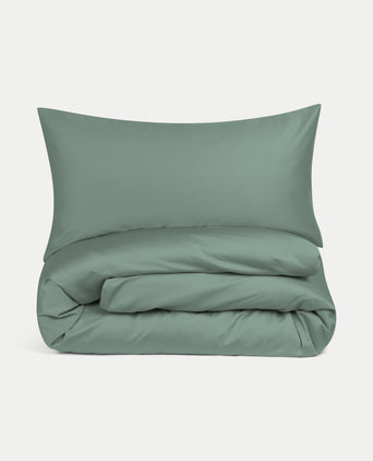 Dekbedovertrekset Egyptisch katoen Satijn 400TC | Sage Green Dekbedovertrekset Egyptisch katoen Satijn 400TC | Sage Green