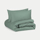 Dekbedovertrekset Egyptisch katoen Satijn 400TC | Sage Green