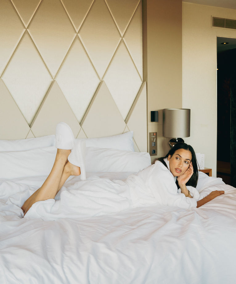 Okura Dekbedovertrekset Egyptisch katoen 600TC Satijn | Wit