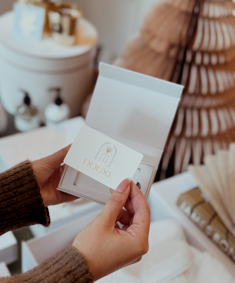 DOUXE Fysieke Gift Card in Giftbox